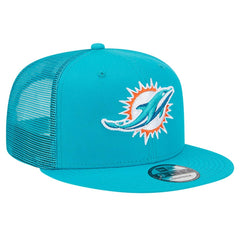 Miami Dolphins Main Trucker 9FIFTY Snapback Hat | NFL Discount