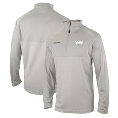 Heather Gray Sacramento Kings Omni-Wick Rockin' It Quarter-Zip Pullover Top | NBA