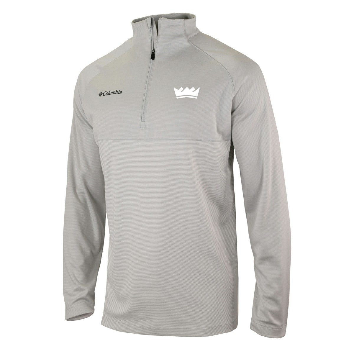 Heather Gray Sacramento Kings Omni-Wick Rockin' It Quarter-Zip Pullover Top | NBA