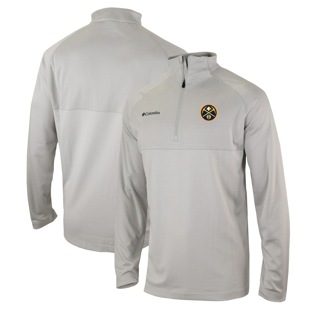 Heather Gray Denver Nuggets Omni-Wick Rockin' It Quarter-Zip Pullover Top sale | NBA