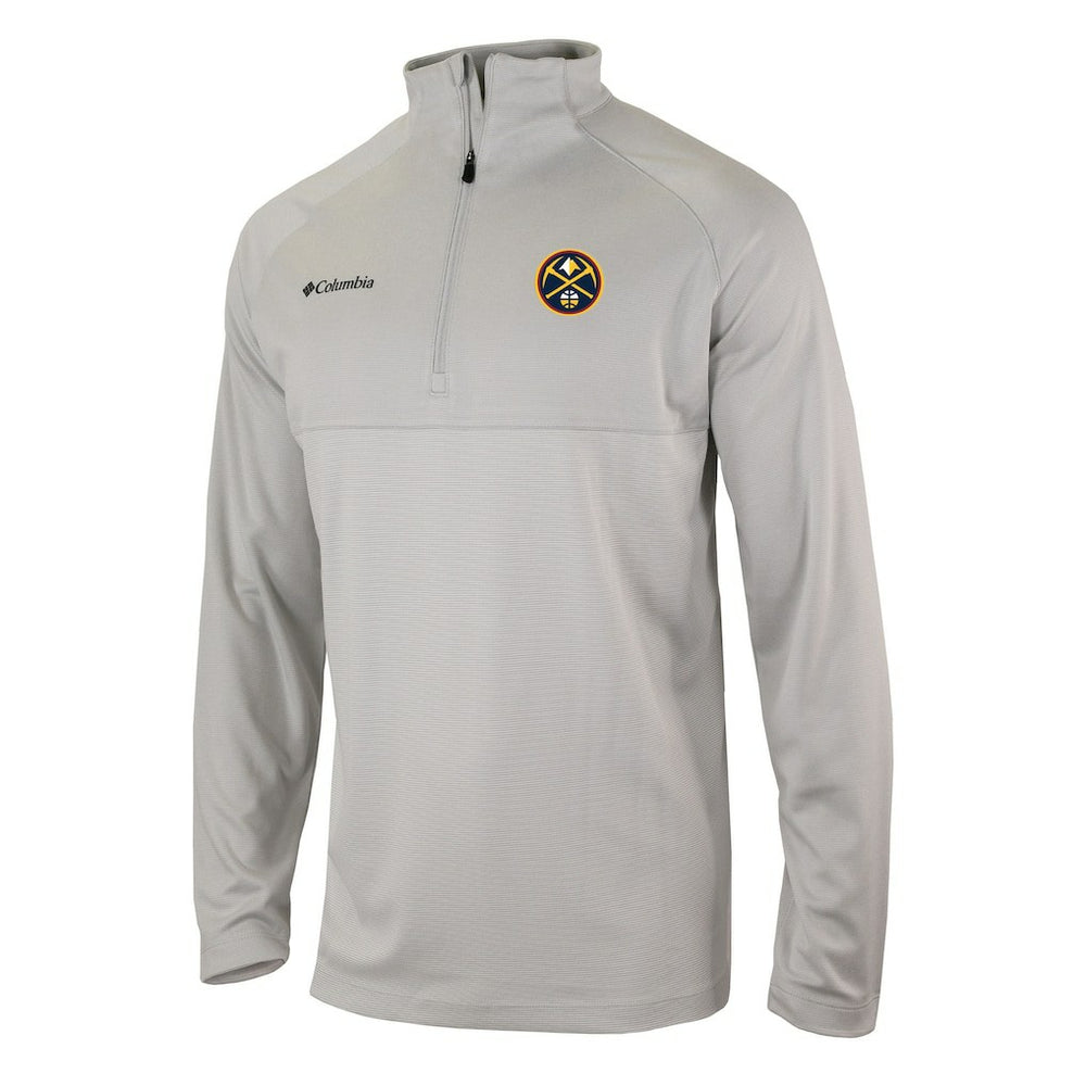 Heather Gray Denver Nuggets Omni-Wick Rockin' It Quarter-Zip Pullover Top sale | NBA