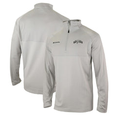 Heather Gray San Antonio Spurs Omni-Wick Rockin' It Quarter-Zip Pullover Top | NBA