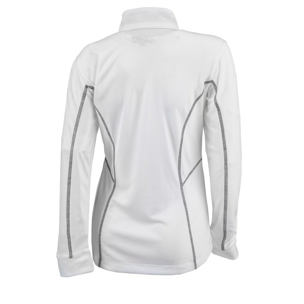 White Boston Celtics Women's Omni-Wick Shotgun Quarter-Zip Pullover Top | NBA