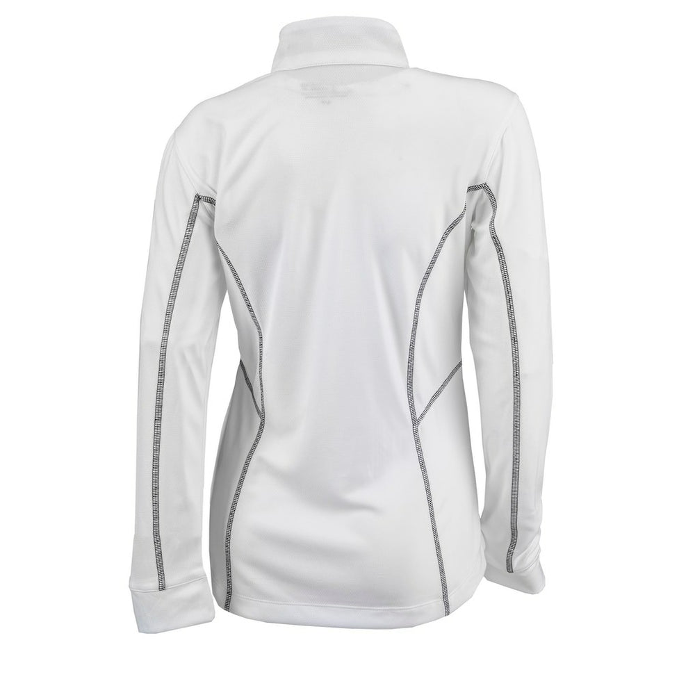 White Boston Celtics Women's Omni-Wick Shotgun Quarter-Zip Pullover Top | NBA