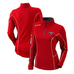 Red New Orleans Pelicans Women's Omni-Wick Shotgun Quarter-Zip Pullover Top | NBA