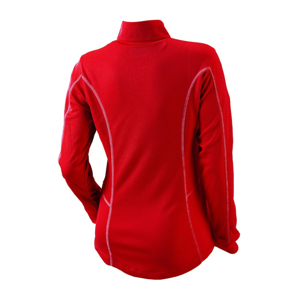 Red New Orleans Pelicans Women's Omni-Wick Shotgun Quarter-Zip Pullover Top | NBA