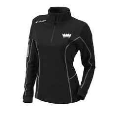 Black Sacramento Kings Women's Omni-Wick Shotgun Quarter-Zip Pullover Top | NBA