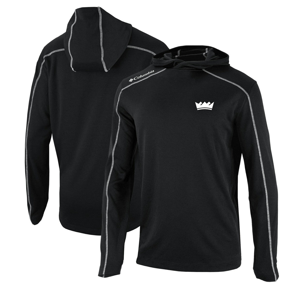 Black Sacramento Kings Shotgun Pullover Hoodie | NBA