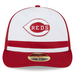 Cincinnati Reds New Era 2025 Batting Practice Low Profile 59FIFTY Fitted Hat - MLB Hats