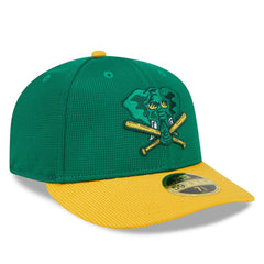 Athletics New Era 2025 Batting Practice Low Profile 59FIFTY Fitted Hat - MLB Hats