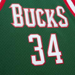 Hunter Green Giannis Antetokounmpo Milwaukee Bucks 2013/14 Hardwood Classics Swingman Jersey | NBA