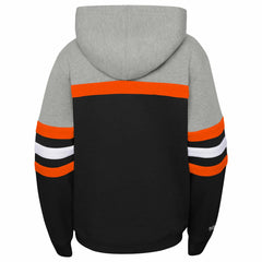 Black/Heather Gray Phoenix Suns Youth Hardwood Classics Head Coach Pullover Hoodie | NBA