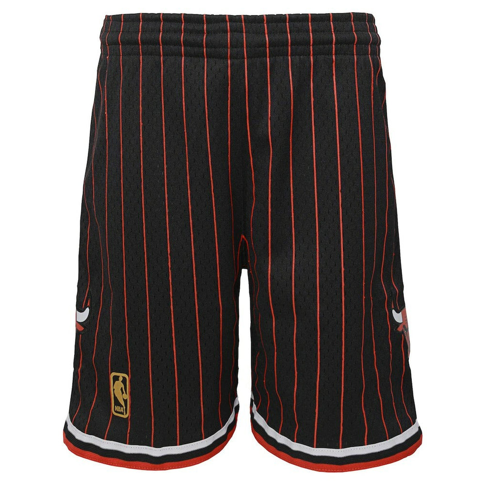 Black Chicago Bulls Youth Hardwood Classics Swingman Shorts | NBA