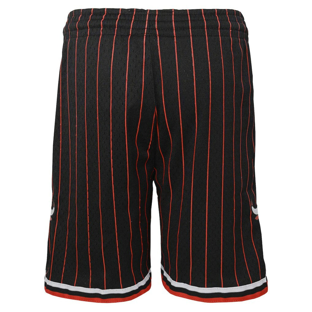 Black Chicago Bulls Youth Hardwood Classics Swingman Shorts | NBA