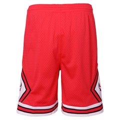 Red Chicago Bulls Youth Hardwood Classics Swingman Shorts | NBA