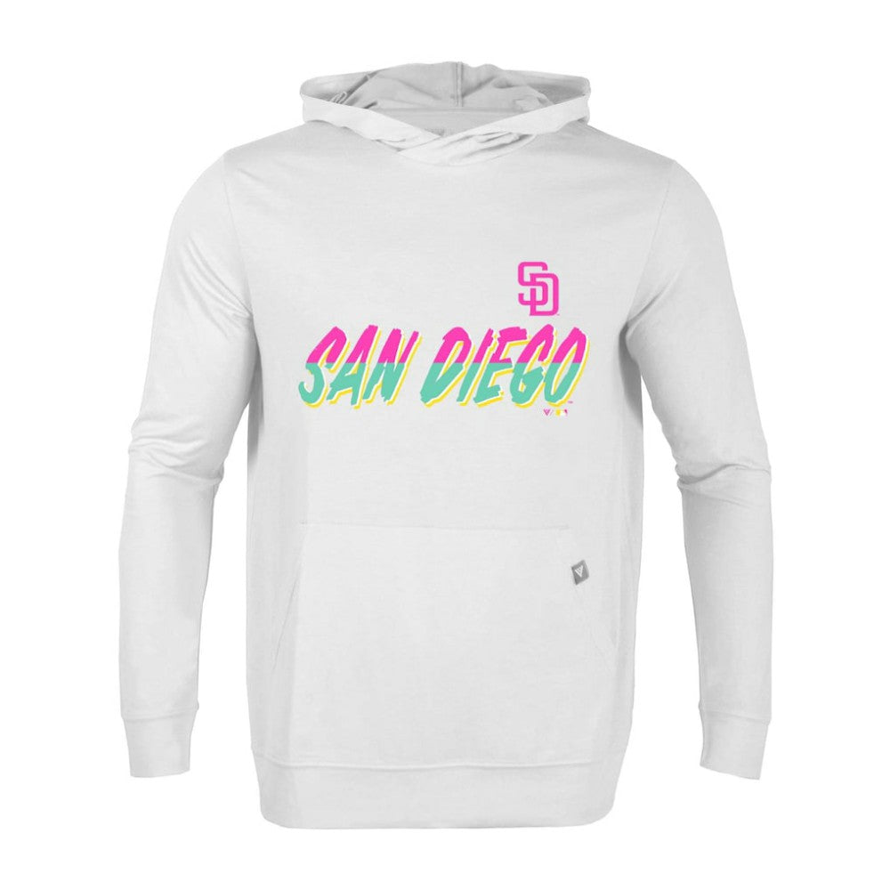 San Diego Padres Levelwear City Connect Relay Core Logo Pullover Hoodie - MLB Hoodies
