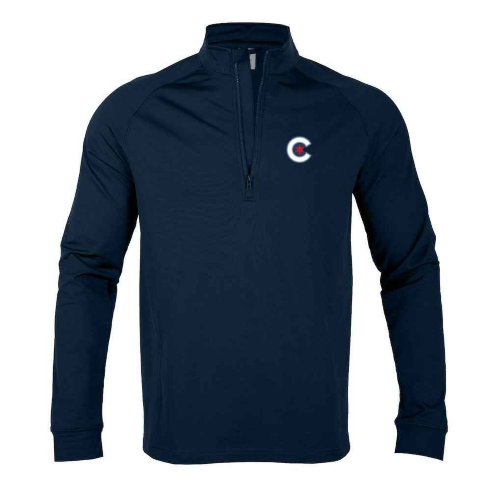Chicago Cubs Levelwear City Connect Calibre Insignia Core Quarter-Zip Pullover Top - MLB Pullover