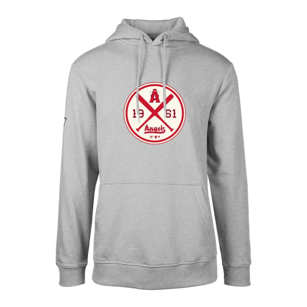 Los Angeles Angels Levelwear City Connect Podium Strike Pullover Hoodie - MLB Hoodies
