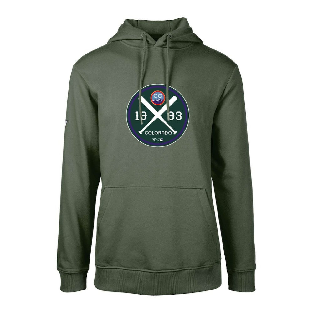 Colorado Rockies Levelwear City Connect Podium Strike Pullover Hoodie - MLB Hoodies