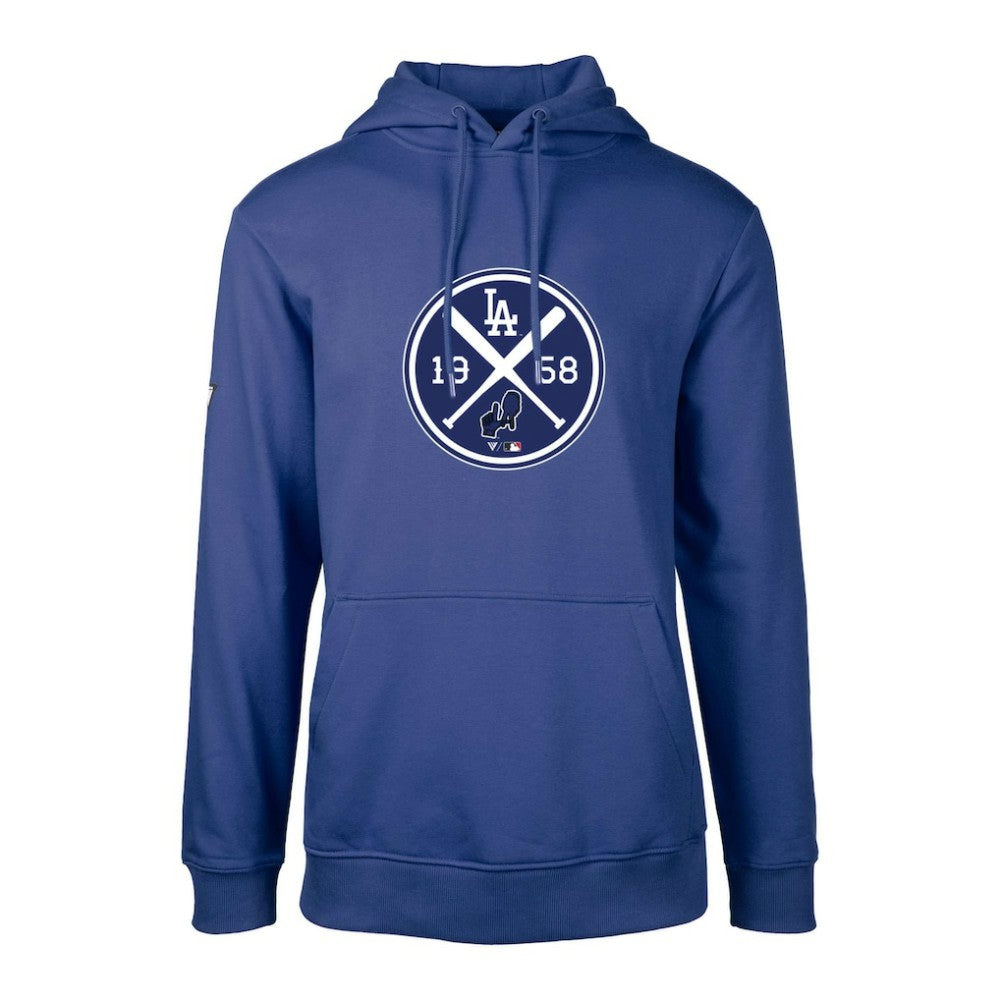 Los Angeles Dodgers Levelwear City Connect Podium Strike Pullover Hoodie - MLB Hoodies