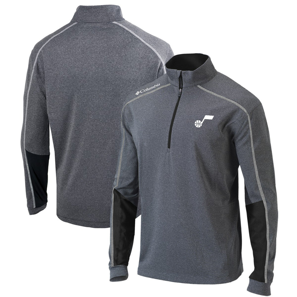 Black Utah Jazz Omni-Wick Shotgun 2.0 Quarter-Zip Pullover Top | NBA