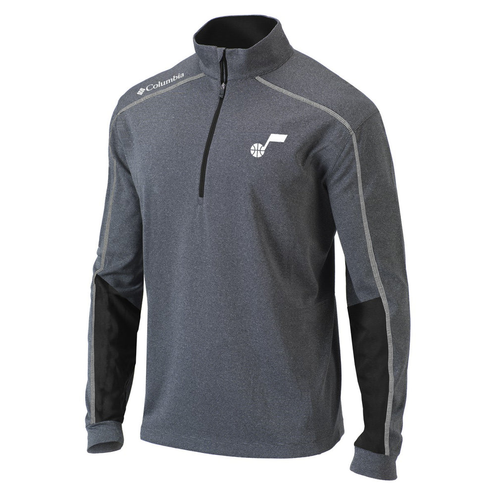 Black Utah Jazz Omni-Wick Shotgun 2.0 Quarter-Zip Pullover Top | NBA