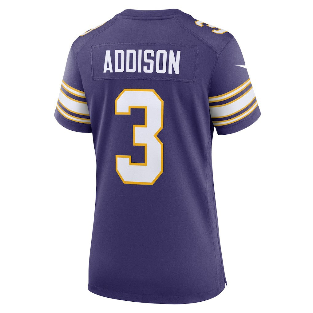 Minnesota Vikings Jordan Addison  Women's Alternate Game Jersey | NFL Sale