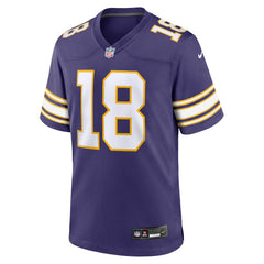 Minnesota Vikings Justin Jefferson  Classic Player Game Jersey | NFL Outlet