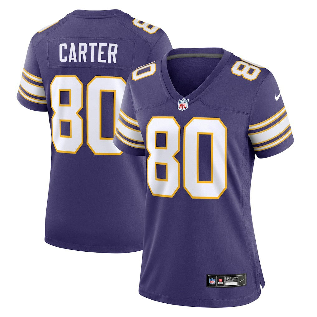 Minnesota Vikings Cris Carter  Women's Classic Retired Player Game Jersey | NFL Hot