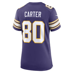 Minnesota Vikings Cris Carter  Women's Classic Retired Player Game Jersey | NFL Hot