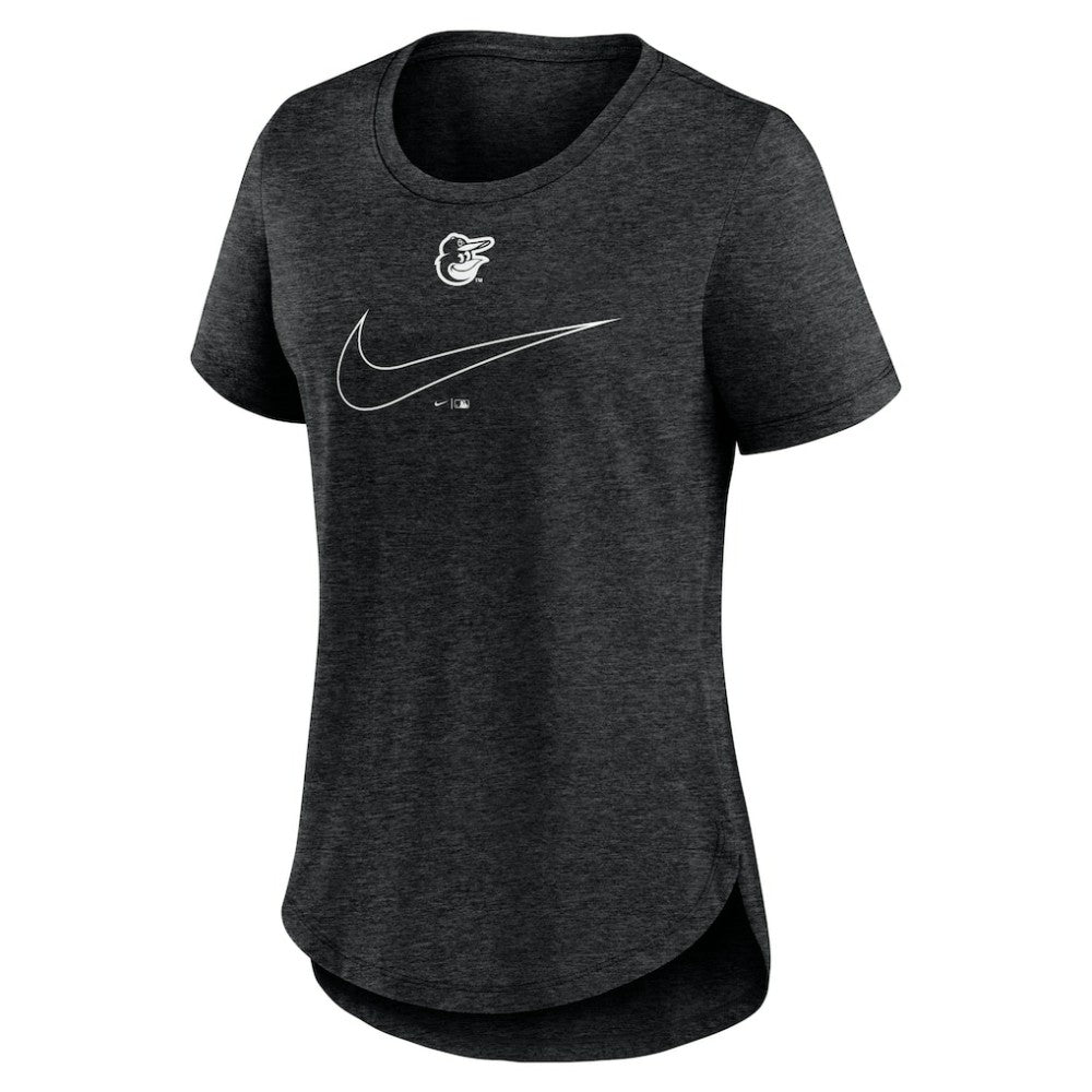 Baltimore Orioles Nike Women's Big Swoosh Tri-Blend Scoop Neck T-Shirt - MLB T-shirts