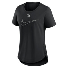 Tampa Bay Rays Nike Women's Big Swoosh Tri-Blend Scoop Neck T-Shirt - MLB T-shirts