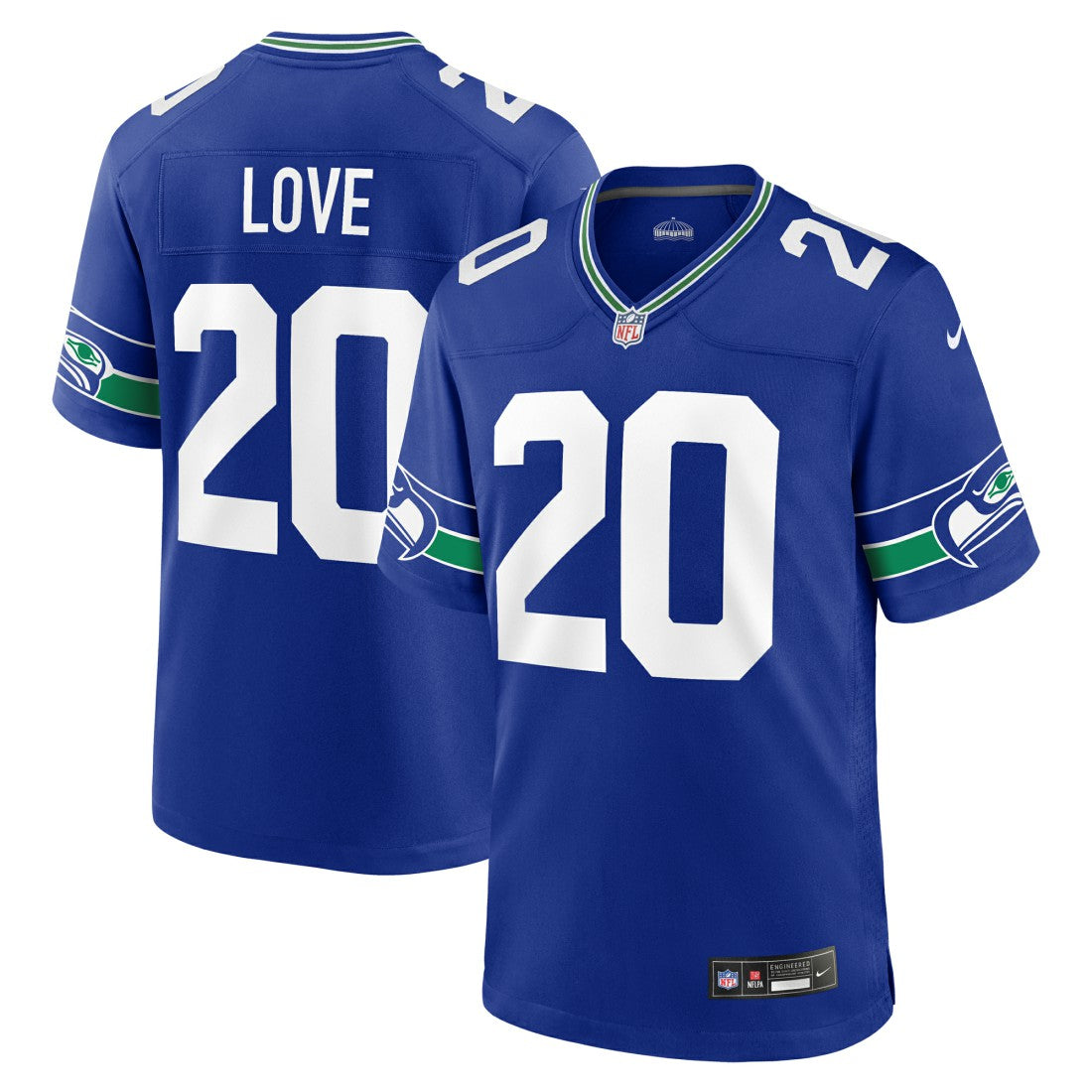 Seattle Seahawks Julian Love  Alternate Game Jersey | NFL Discount