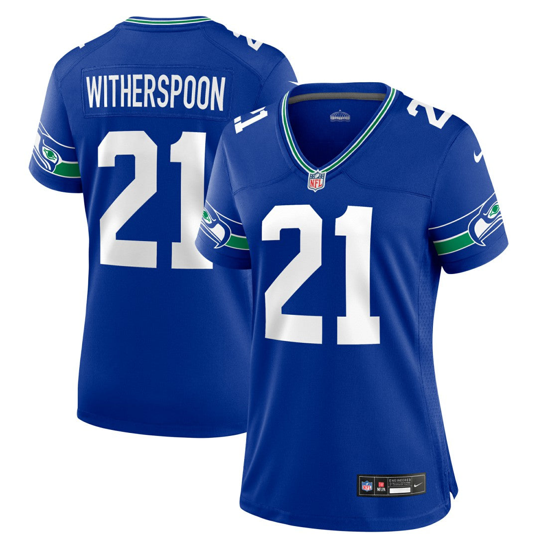 Seattle Seahawks Devon Witherspoon  Women's Throwback Player Game Jersey | NFL Near me