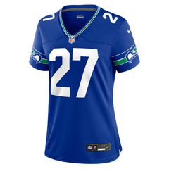 Seattle Seahawks Tariq Woolen  Women's Throwback Player Game Jersey | NFL New