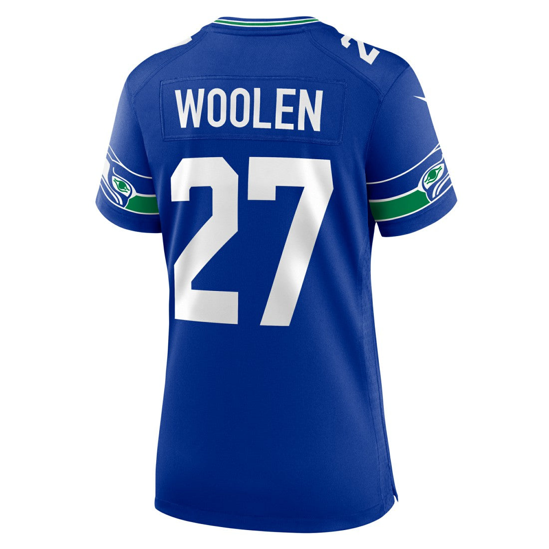 Seattle Seahawks Tariq Woolen  Women's Throwback Player Game Jersey | NFL New