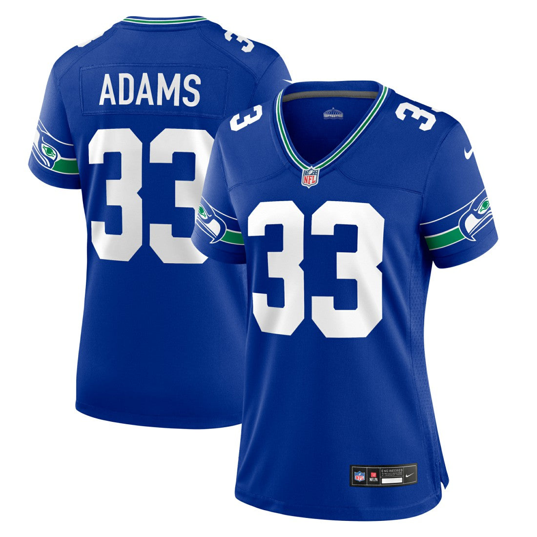 Seattle Seahawks Jamal Adams  Women's Throwback Player Game Jersey | NFL US