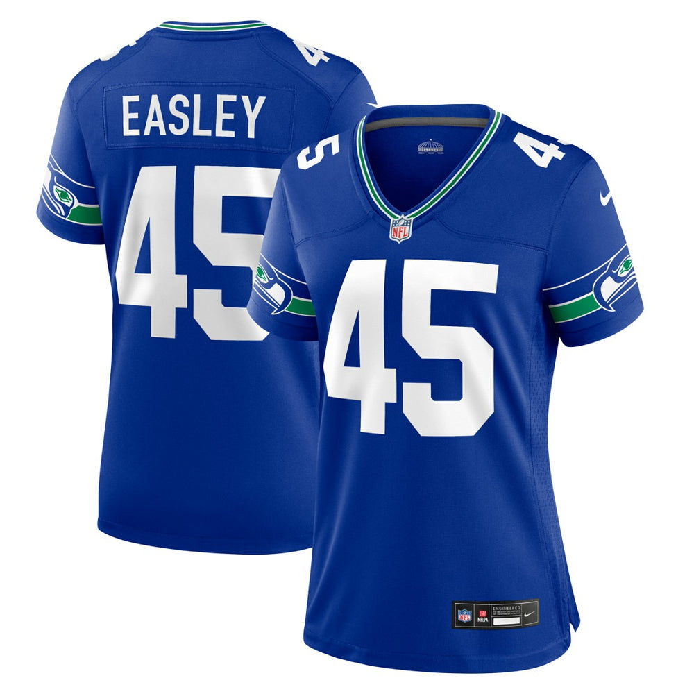 Seattle Seahawks Kenny Easley  Women's Throwback Retired Player Game Jersey | NFL Discount