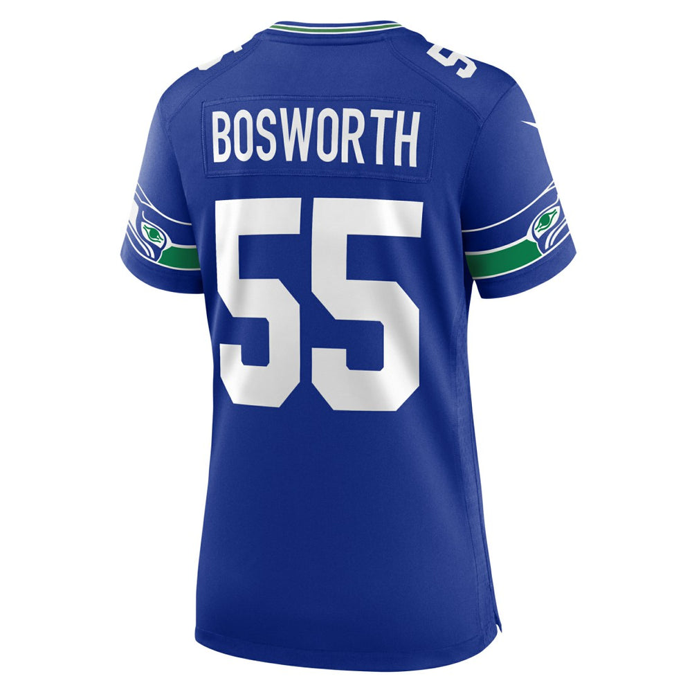 Seattle Seahawks Brian Bosworth  Women's Throwback Retired Player Game Jersey | NFL US