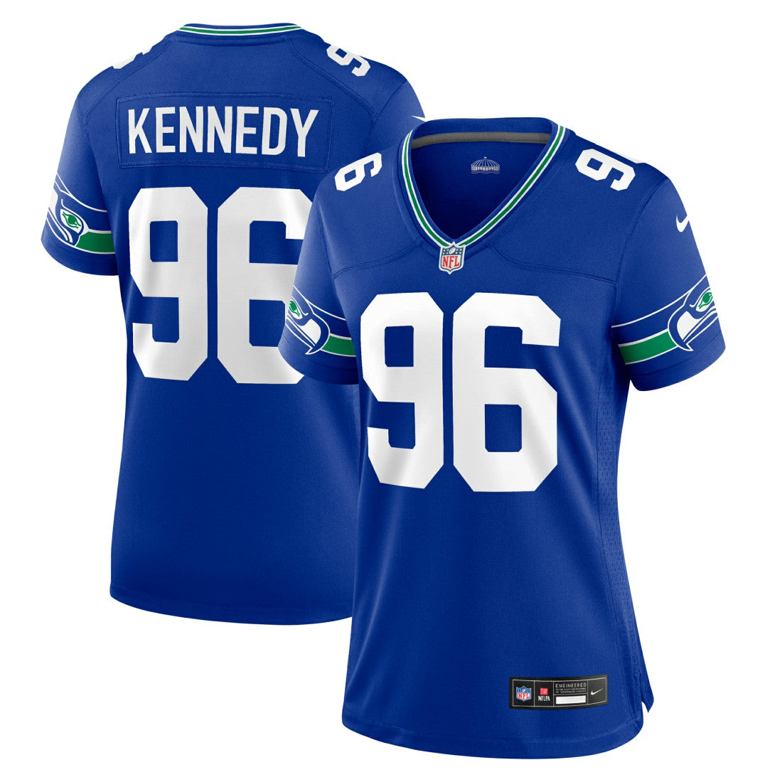 Seattle Seahawks Cortez Kennedy  Women's Throwback Player Game Jersey | NFL Online