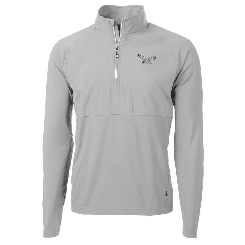Philadelphia Eagles Cutter & Buck Adapt Eco Knit Hybrid Recycled Quarter-Zip Pullover Jacket | NFL Near me