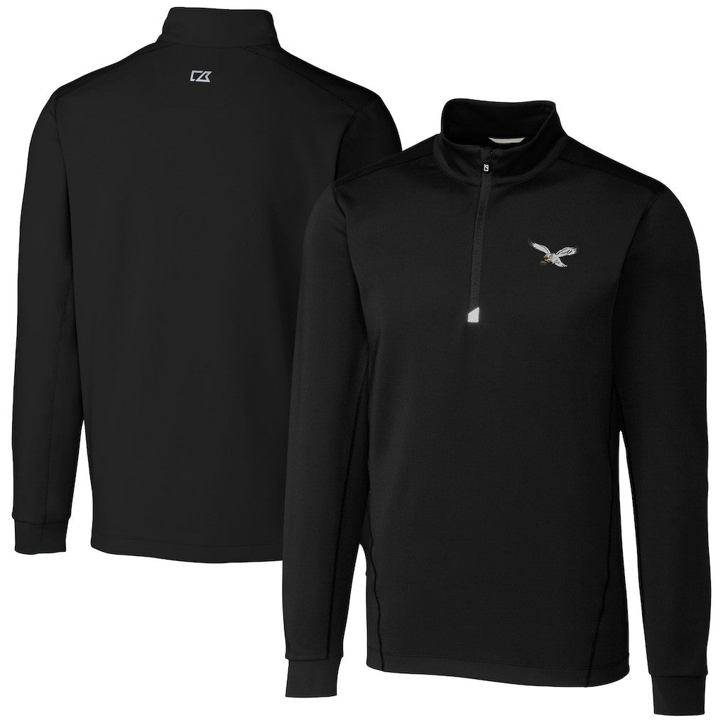 Philadelphia Eagles Cutter & Buck Traverse Stretch Quarter-Zip Pullover | NFL Near me