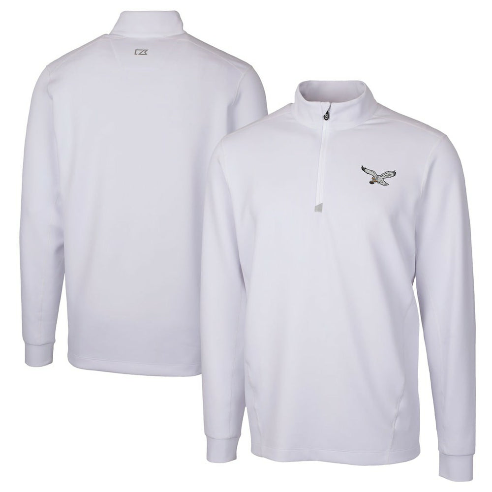 Philadelphia Eagles Cutter & Buck Traverse Stretch Quarter-Zip Pullover | NFL US