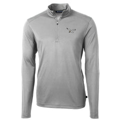 Philadelphia Eagles Cutter & Buck Virtue Eco Pique Recycled Quarter-Zip Pullover | NFL New