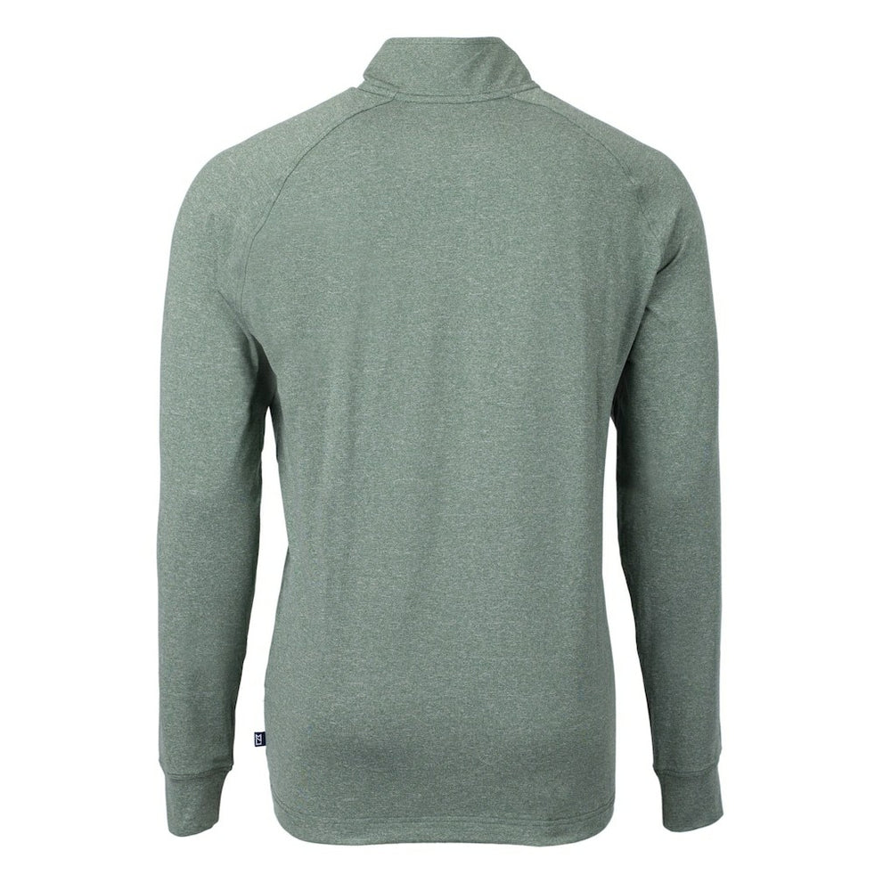 Philadelphia Eagles Cutter & Buck Adapt Eco Knit Heathered Recycled Quarter-Zip Pullover | NFL Outlet