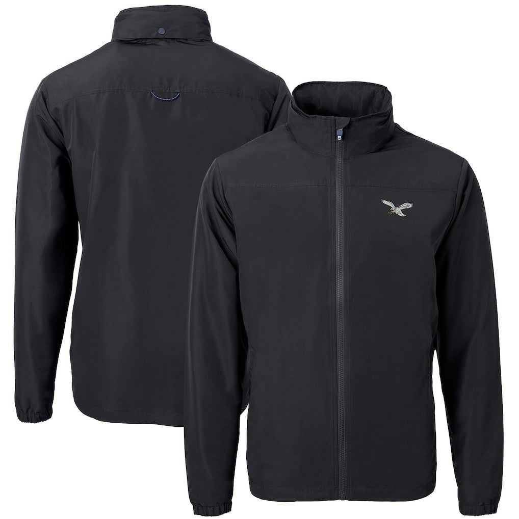 Philadelphia Eagles Cutter & Buck Charter Eco Recycled Full-Zip Jacket | NFL Outlet