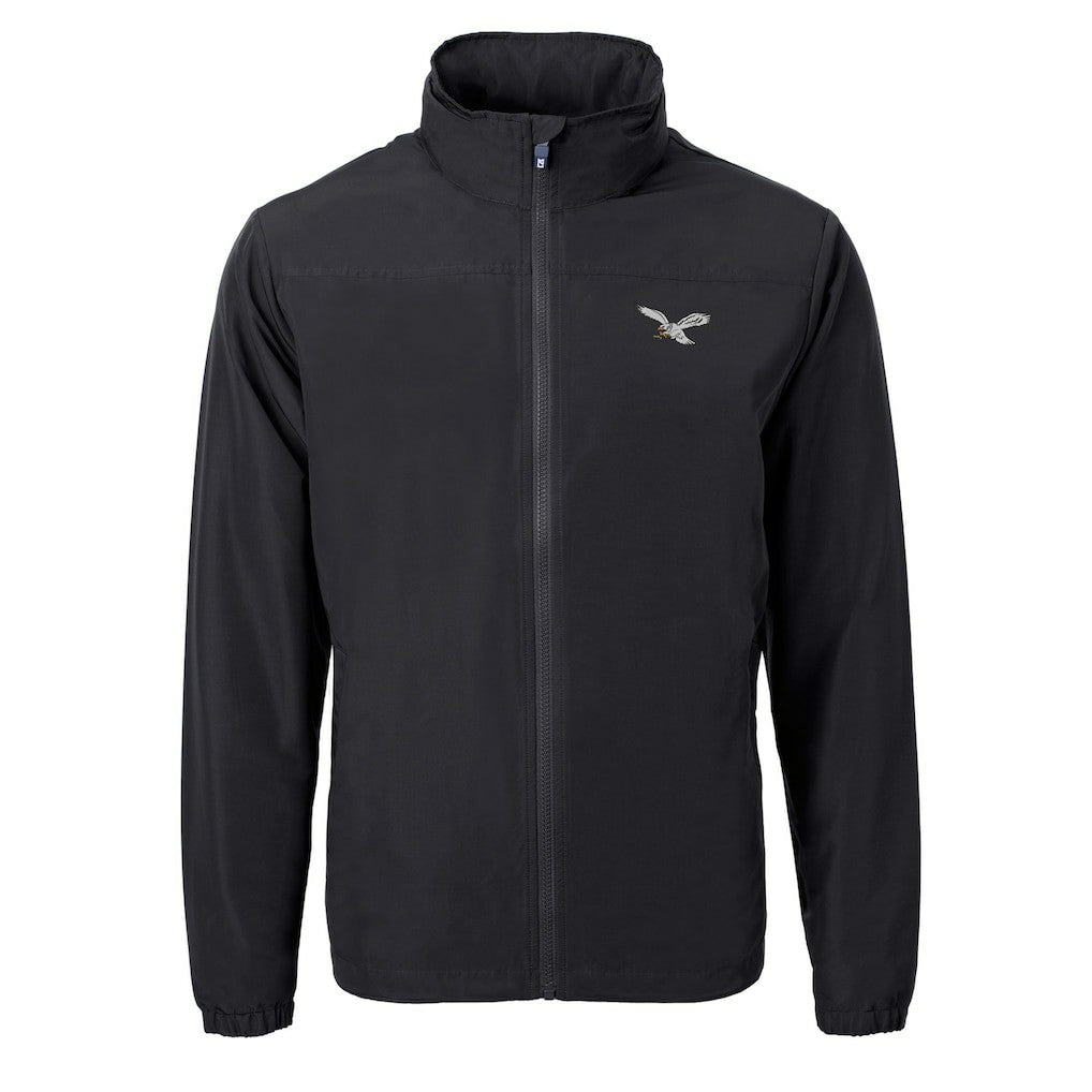 Philadelphia Eagles Cutter & Buck Charter Eco Recycled Full-Zip Jacket | NFL Outlet