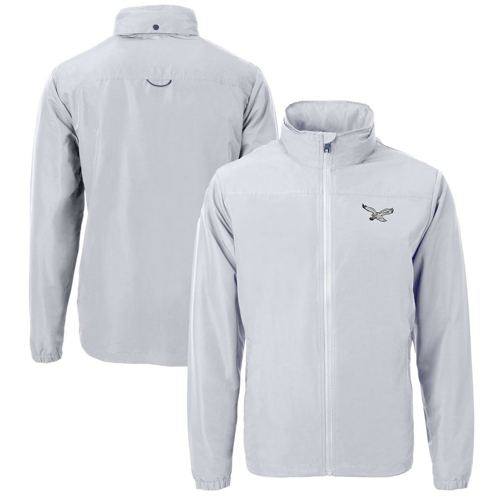 Philadelphia Eagles Cutter & Buck Charter Eco Recycled Full-Zip Jacket | NFL Sale