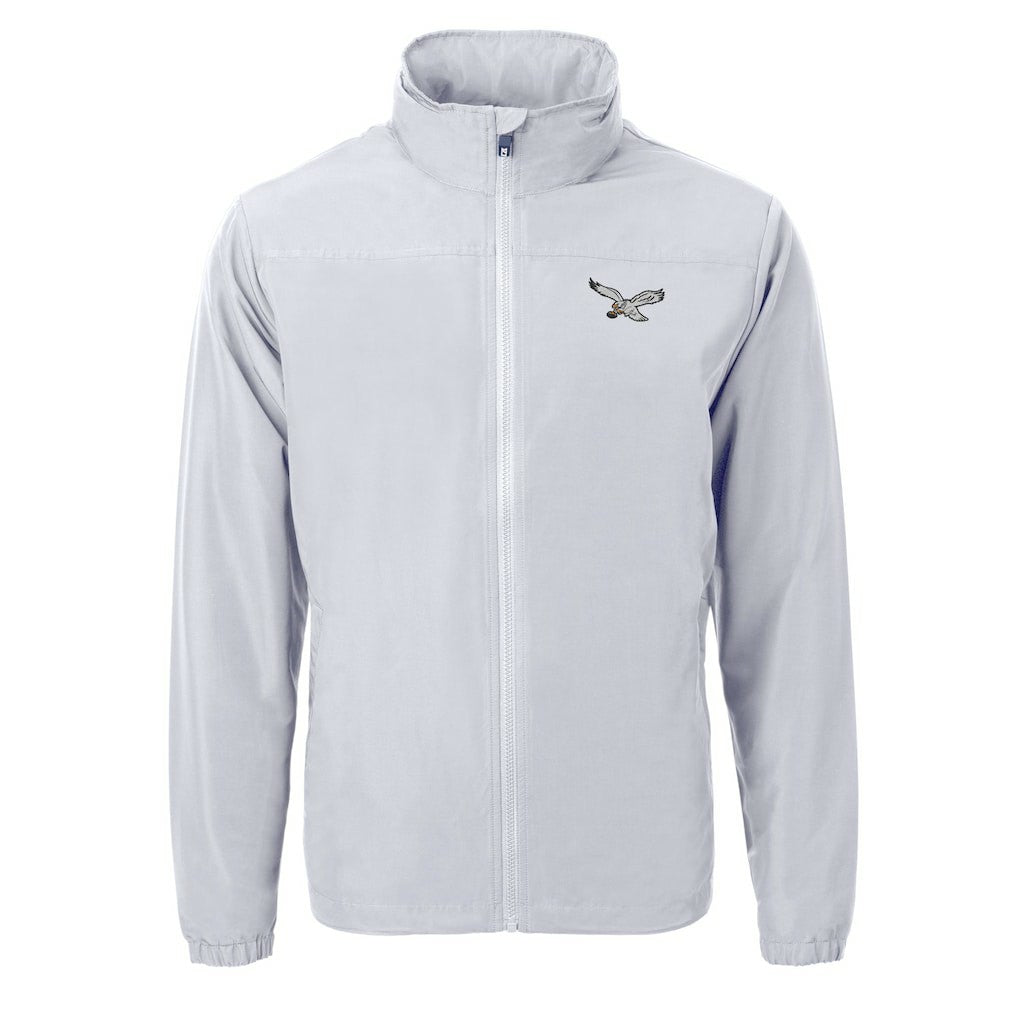 Philadelphia Eagles Cutter & Buck Charter Eco Recycled Full-Zip Jacket | NFL Sale
