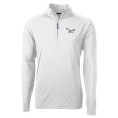 Philadelphia Eagles Cutter & Buck Eco Knit Stretch Recycled Quarter-Zip Pullover | NFL Hot